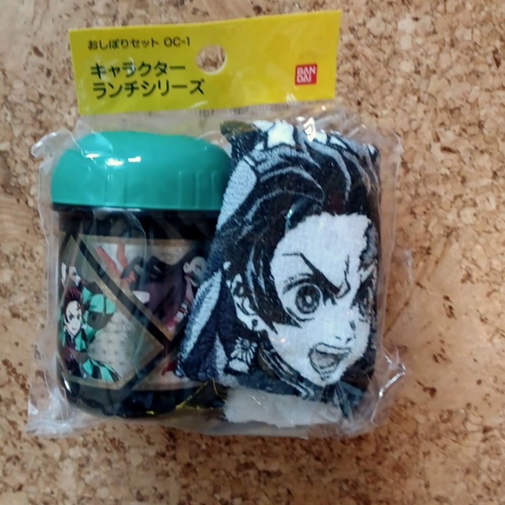 *3 FOR $20 ITEM* Demon Slayer Kimetsu No Yaiba Hand Towel With Case, NWT